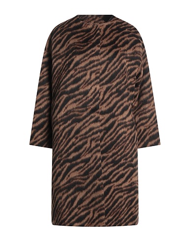 CLIPS Coat Camel 42% Acrylic, 38% Polyester, 16% Wool, 4% Other Fibres