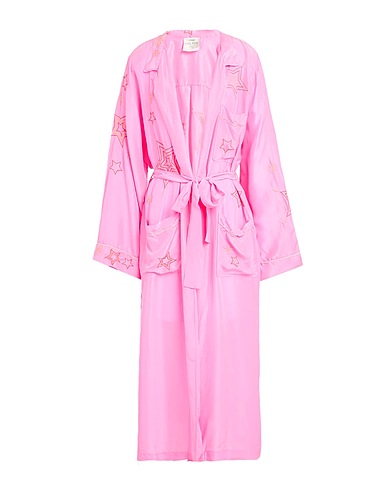 FORTE_FORTE Full-length jacket Pink 100% Silk