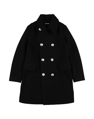 DSQUARED2 Caban e doppio petto Nero 75% Lana, 25% Nylon