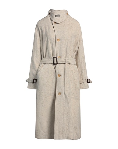 TANAKA Coat Ivory 72% Wool, 23% Silk, 5% Nylon
