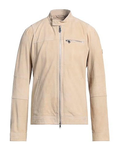 PEUTEREY Biker jacket Sand Goat skin