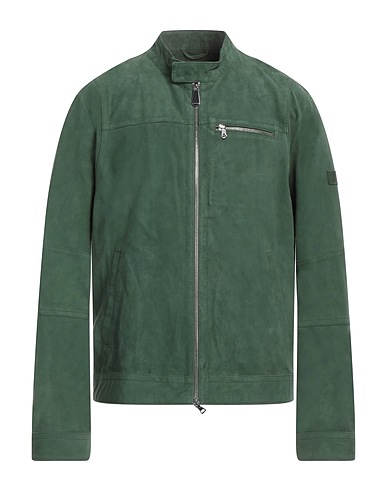 PEUTEREY Jacket VERDE Goat skin