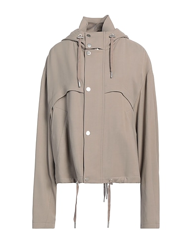 AMI ALEXANDRE MATTIUSSI Giubbotto Khaki 55% Viscosa, 45% Lana Vergine