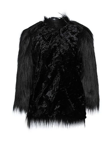ALABAMA MUSE Teddy Coat Black 100% Cotton
