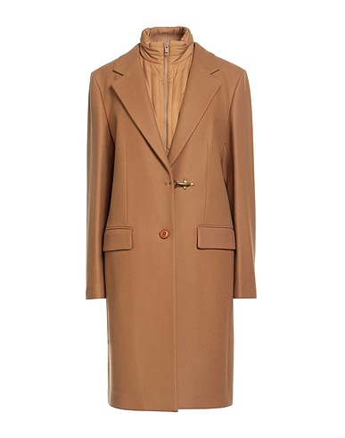 FAY Coat Camel 80% Virgin Wool, 20% Polyamide