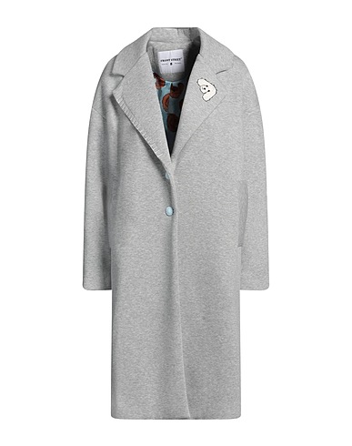 FRONT STREET 8 Coat Grey 70% Cotton, 30% Polyethylene