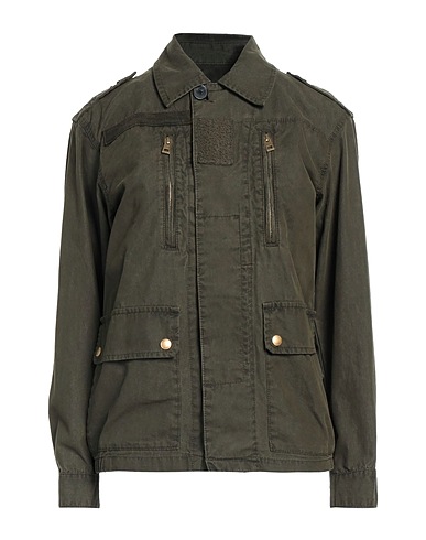 ZADIG&VOLTAIRE Jacket Military green 76% Cotton, 24% Polyamide