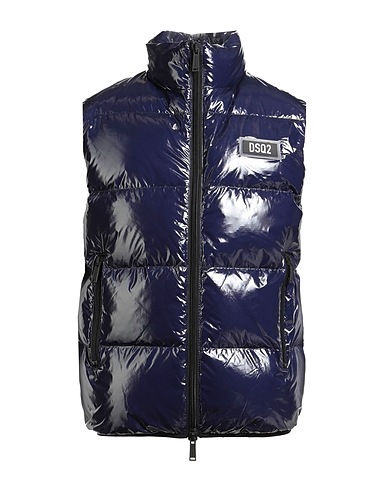DSQUARED2 Gilet Navy blue 100% Polyamide, Polyurethane