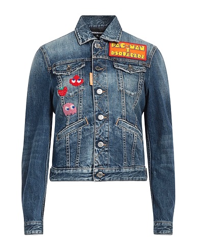 DSQUARED2 Denim jacket PAC-MAN X DSQUARED2 Blue 100% Cotton