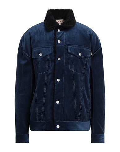 MARNI Jacket Navy 100% Cotton