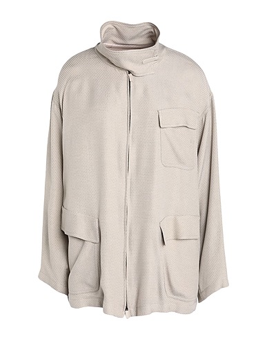 EMPORIO ARMANI Jacket White 65% Cupro, 35% Viscose