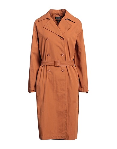 A.P.C. Double breasted pea coat Tan 75% Cotton, 25% Polyamide