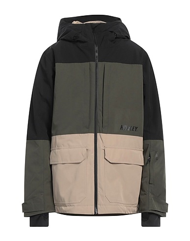HURLEY Jacket Military green 100% Polyester