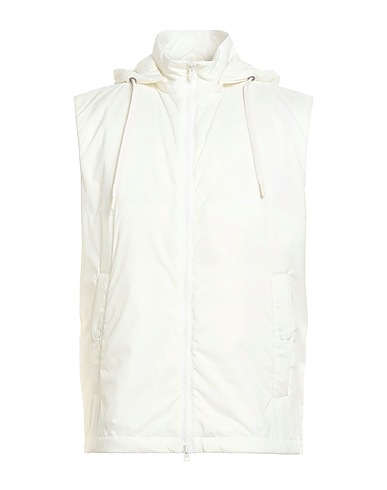 HERNO Gilet White 100% Polyamide, Polyurethane