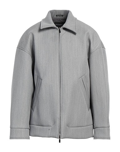 EMPORIO ARMANI ブルゾン グレー バージンウール 80% / ナイロン 20% / ポリエステル