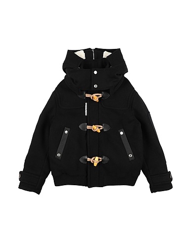DSQUARED2 Coat Black 75% Wool, 25% Nylon, Polyester