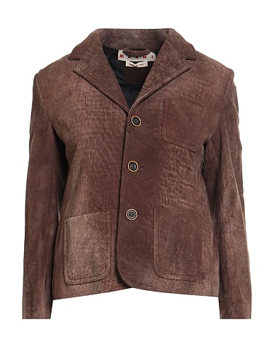MARNI Blazer Brown 100% Lambskin
