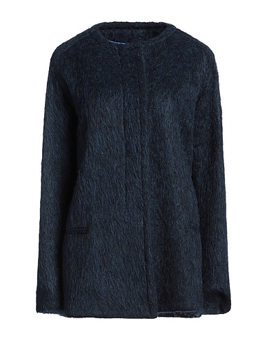 MARNI Jacket Navy blue 24% Synthetic fibers, 22% Acrylic, 22% Wool, 16% Alpaca wool, 16% Mohair wool