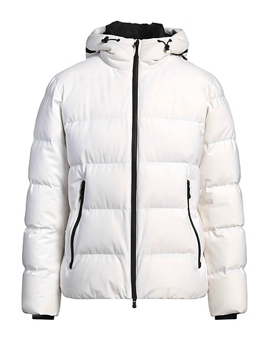 PEOPLE OF SHIBUYA Shell jacket White 76% Polyamide, 24% Elastane