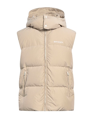 PALM ANGELS Vest Beige 59% Polyamide, 41% Polyester