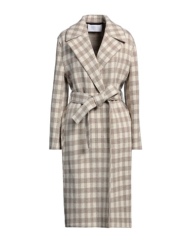 HARRIS WHARF LONDON Coat Light grey 100% Virgin Wool