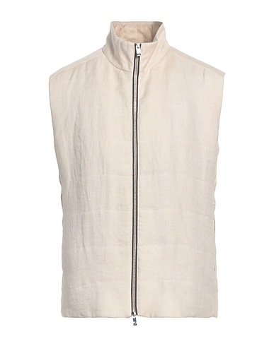 TOMBOLINI Vest Cream 100% Linen