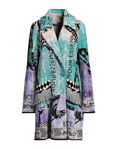 BYE Coat Turquoise 60% Acrylic, 20% Wool, 20% Viscose