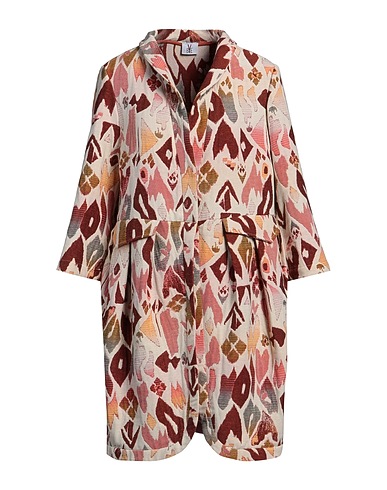 BYE Full-length jacket Ivory 83% Cotton, 17% Polyester