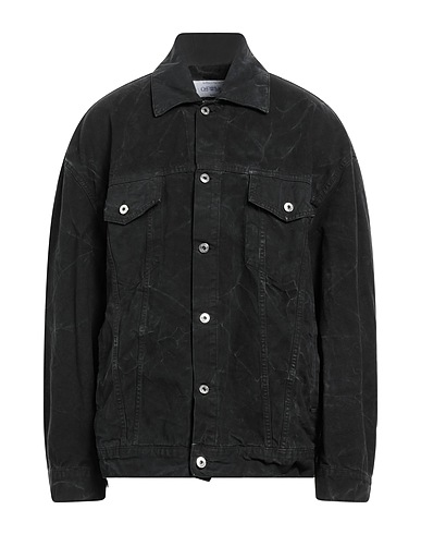 OFF-WHITE™ Denim jacket Black 100% Cotton