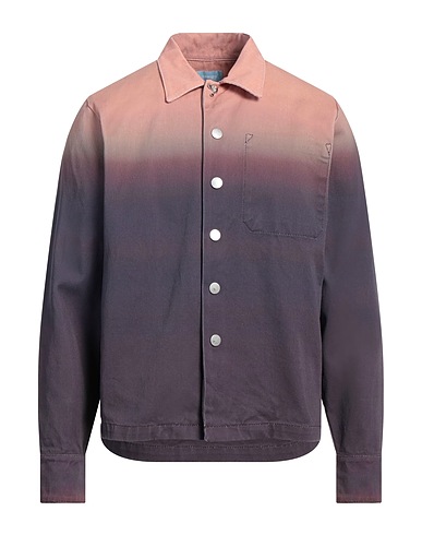 3.PARADIS Denim shirt Purple 100% Cotton