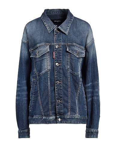 DSQUARED2 Jeansjacke Blau 92% Baumwolle, 6% Elastomultiester, 2% Elastan