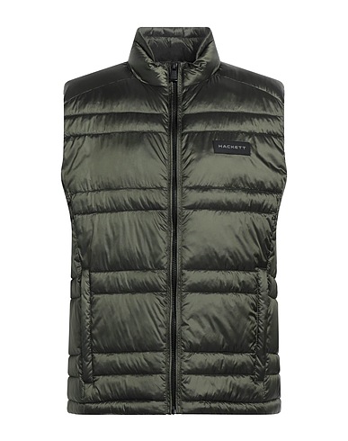 HACKETT Gilet Military green 100% Nylon