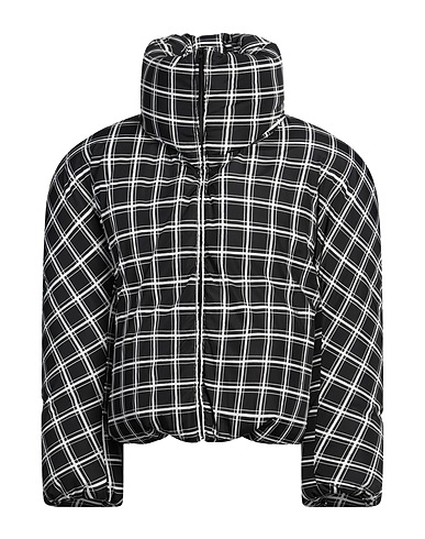 MARNI Shell jacket Black 100% Polyester, Lambskin