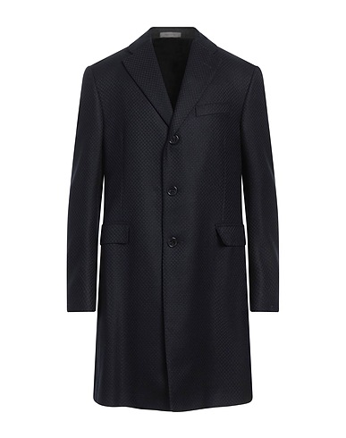 CORNELIANI Coat Midnight blue 60% Virgin Wool, 20% Cashmere, 20% Silk