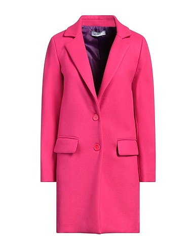 HOPPER Coat Fuchsia 57% Polyester, 39% Acrylic, 4% Wool