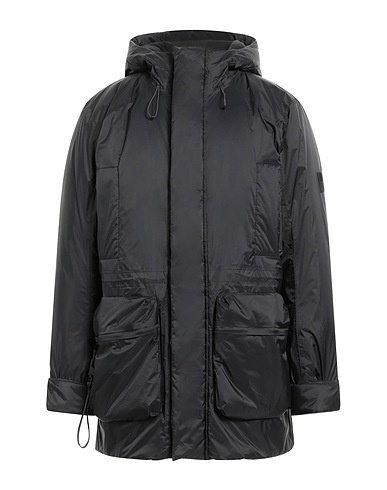 RAINS Coat Black 100% Nylon, Polyurethane coated