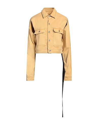DRKSHDW by RICK OWENS Denim jacket Marigold 90% Cotton, 7% Polyester, 3% Rubber
