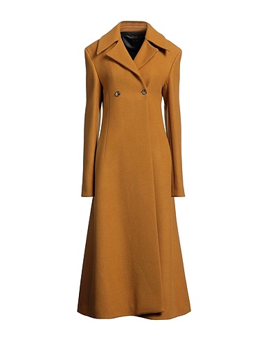 QUIRA Coat Mustard 100% Virgin Wool