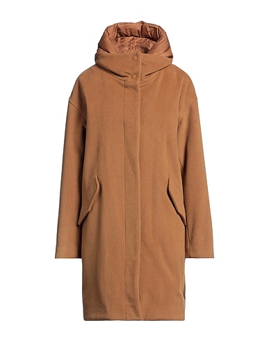 WOOLRICH Shell jacket Camel 65% Wool, 25% Polyamide, 10% Cashmere, Polyester