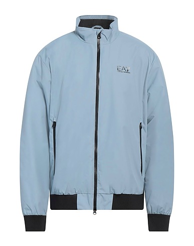 EA7 Jacke Himmelblau 100% Polyamid, Polyester, Elastan