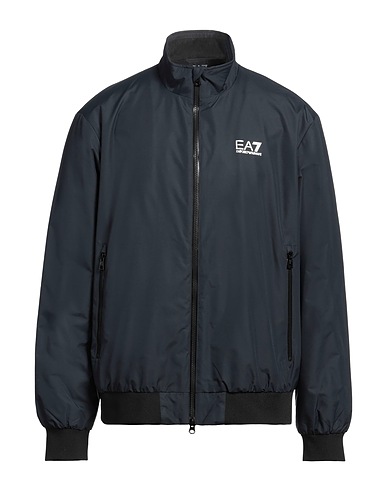 EA7 Jacket Midnight blue 100% Polyamide, Polyester, Elastane