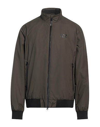 EA7 Jacket Military green 100% Polyamide, Polyester, Elastane
