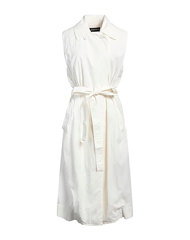 ANN DEMEULEMEESTER Full-length jacket White 100% Cotton