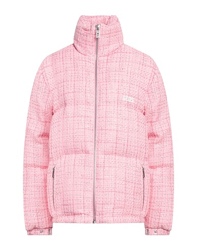 GCDS Shell  jacket Pink 44% Cotton, 30% Polyester, 16% Acrylic, 10% Polyamide