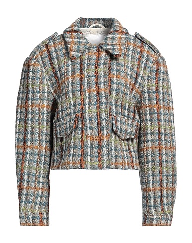 REMAIN BIRGER CHRISTENSEN Jacket Slate blue 48% Wool, 46% Polyester, 6% Acrylic