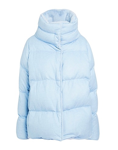 HERNO Shell jacket Sky blue 51% Silk, 49% Cashmere, Polyester
