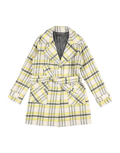 MANILA GRACE Cappotto Off white 73% Cotone, 22% Poliestere, 5% Altre Fibre