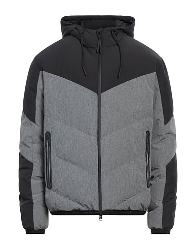 EA7 Shell jacket Grey 92% Polyester, 8% Elastane