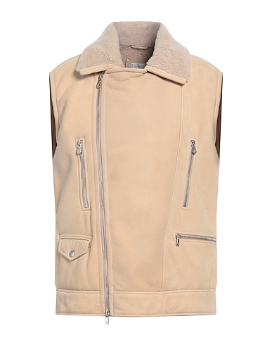 BRUNELLO CUCINELLI Teddy Coat Beige Shearling