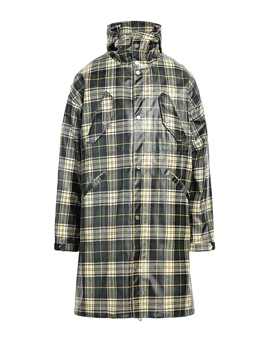 RAGLAN UNITED Full-length jacket Green 50% Acrylic, 25% Polyester, 20% Wool, 5% Other Fibres